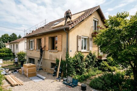 Une scène illustrant : Confort d’été post-canicule août-septembre 2026 : solutions passives (volets, isolation toiture