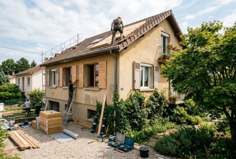 Une scène illustrant : Confort d’été post-canicule août-septembre 2026 : solutions passives (volets, isolation toiture